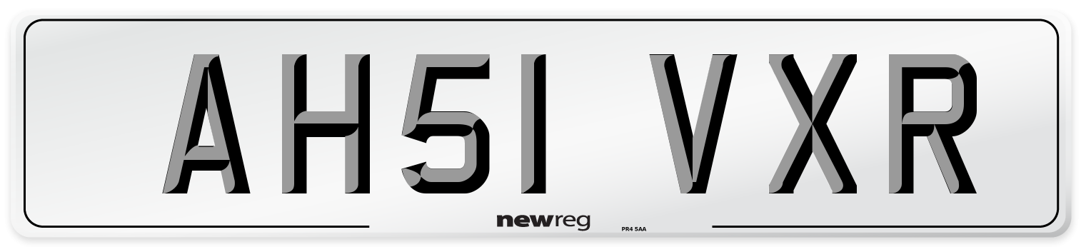 AH51 VXR Number Plate from New Reg